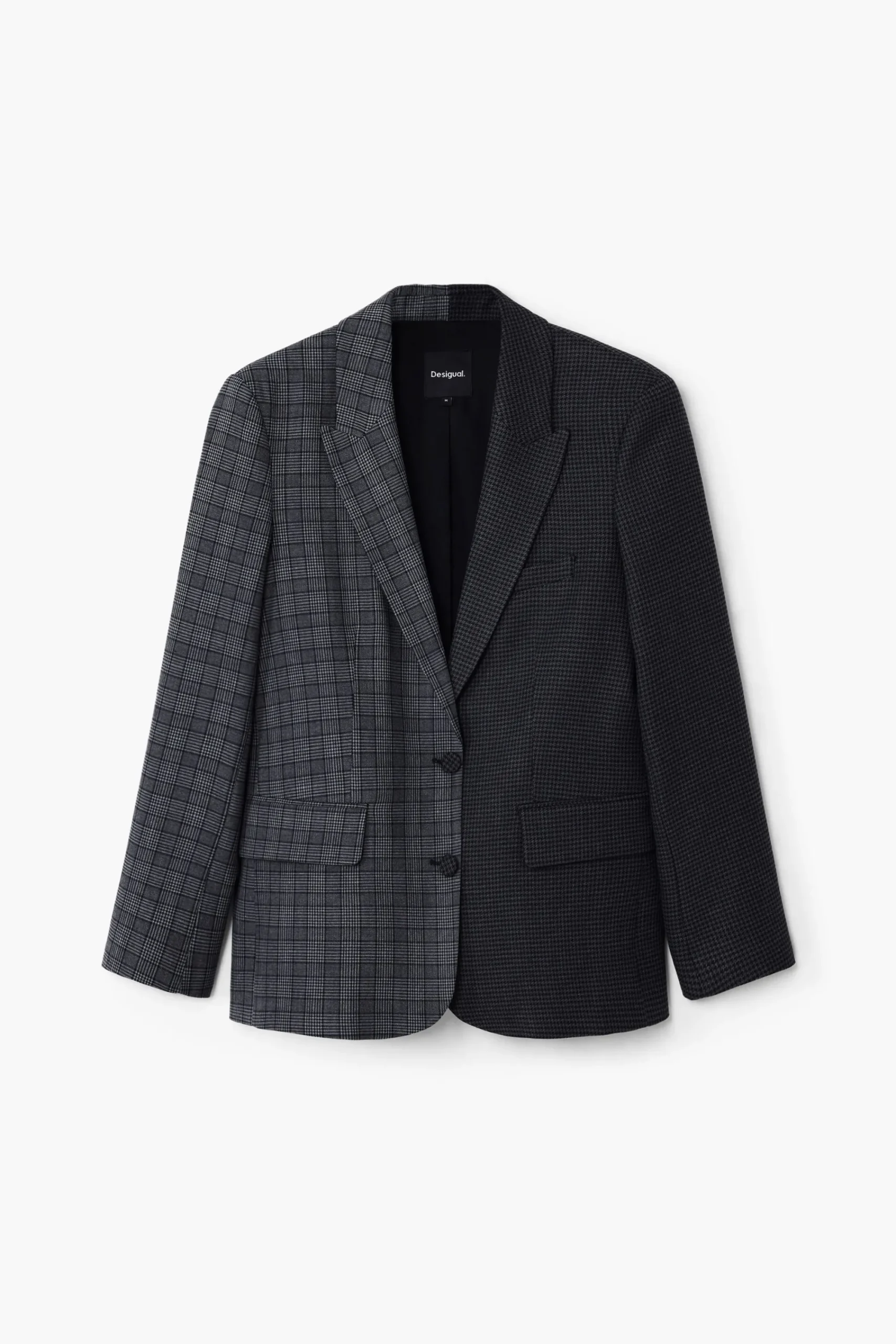 Abrigos Y Chaquetas-Desigual Blazer asimétrica