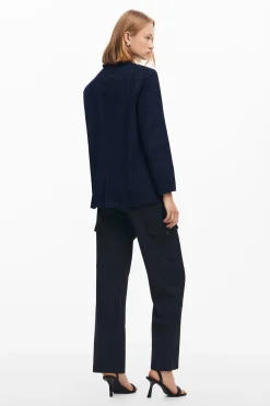 Abrigos Y Chaquetas-Desigual Blazer bordado flores