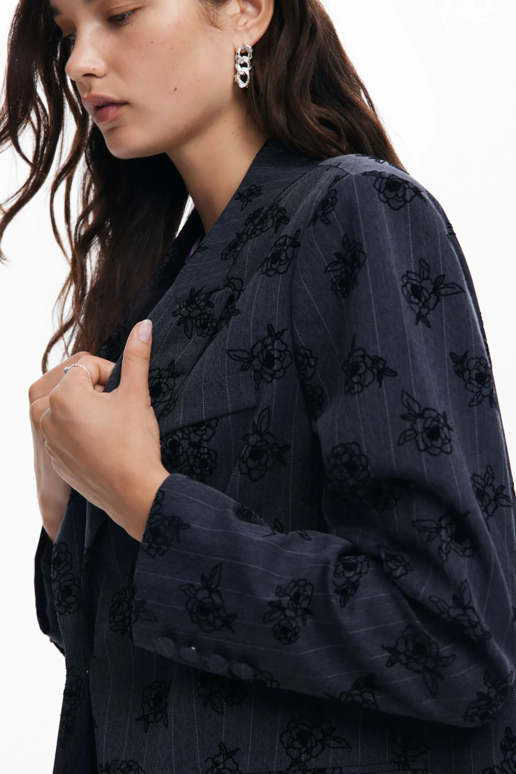 Abrigos Y Chaquetas-Desigual Blazer flores