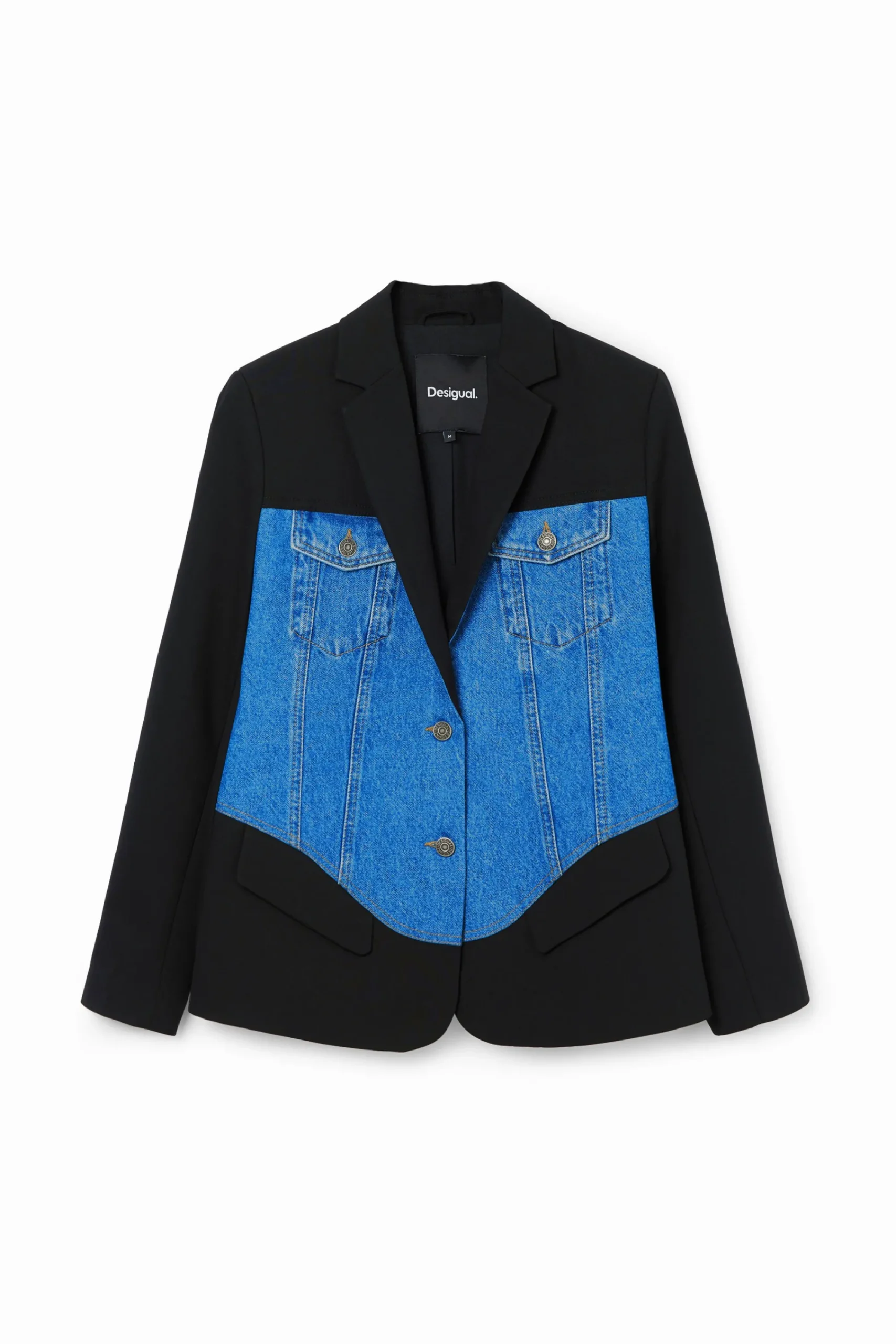 Abrigos Y Chaquetas-Desigual Blazer híbrida trucker