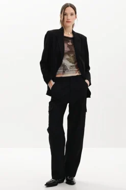 Abrigos Y Chaquetas-Desigual Blazer troquelada