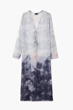 Camisas Y Blusas|Vestidos Y Monos-Desigual Blusa cuello pico volantes