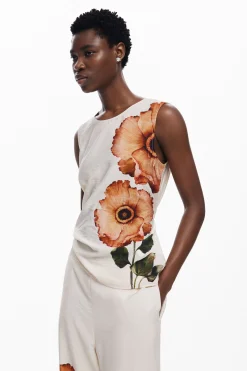 Camisas Y Blusas-Desigual Blusa flor
