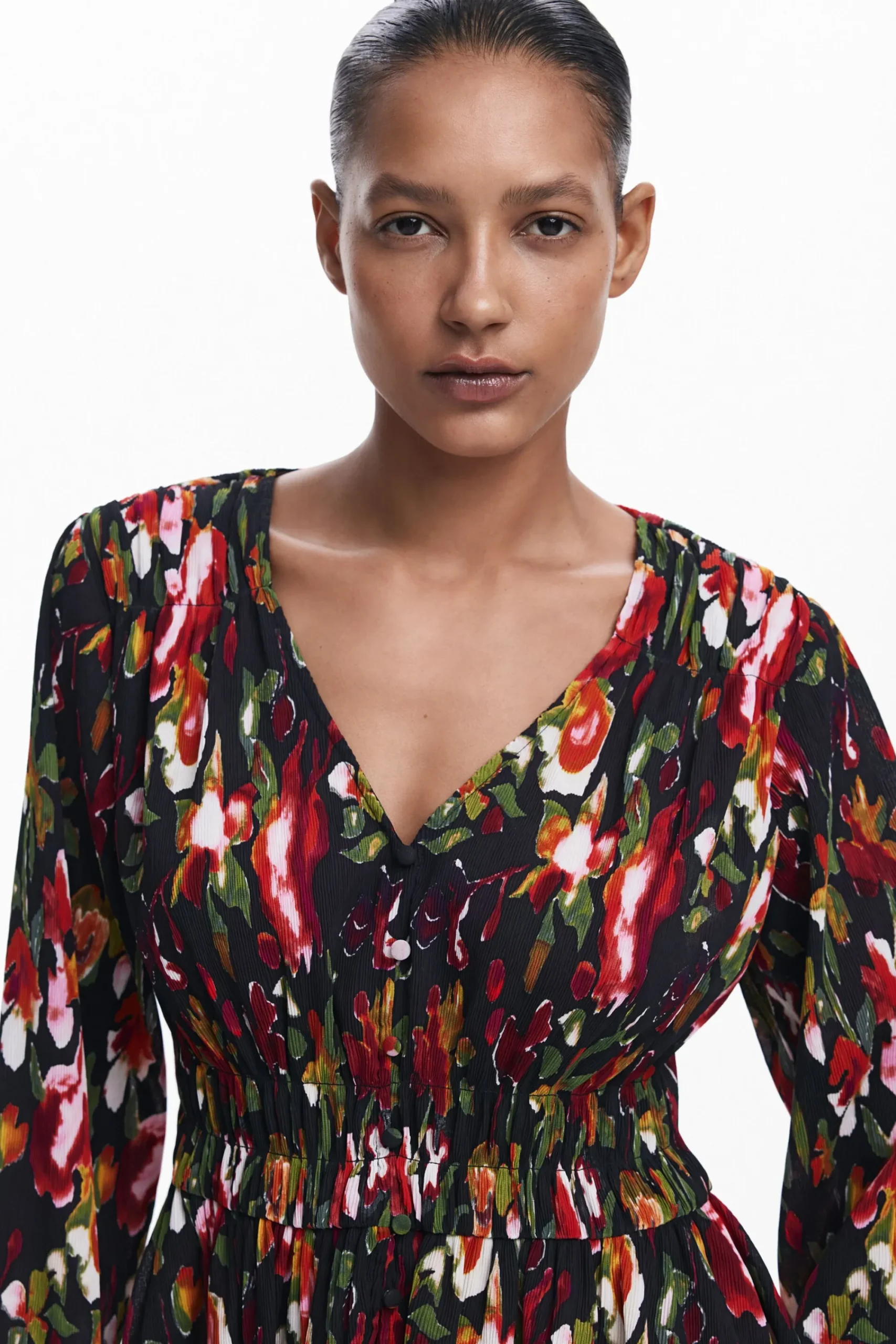 Camisas Y Blusas-Desigual Blusa flores