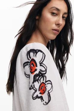 Camisas Y Blusas-Desigual Blusa flores