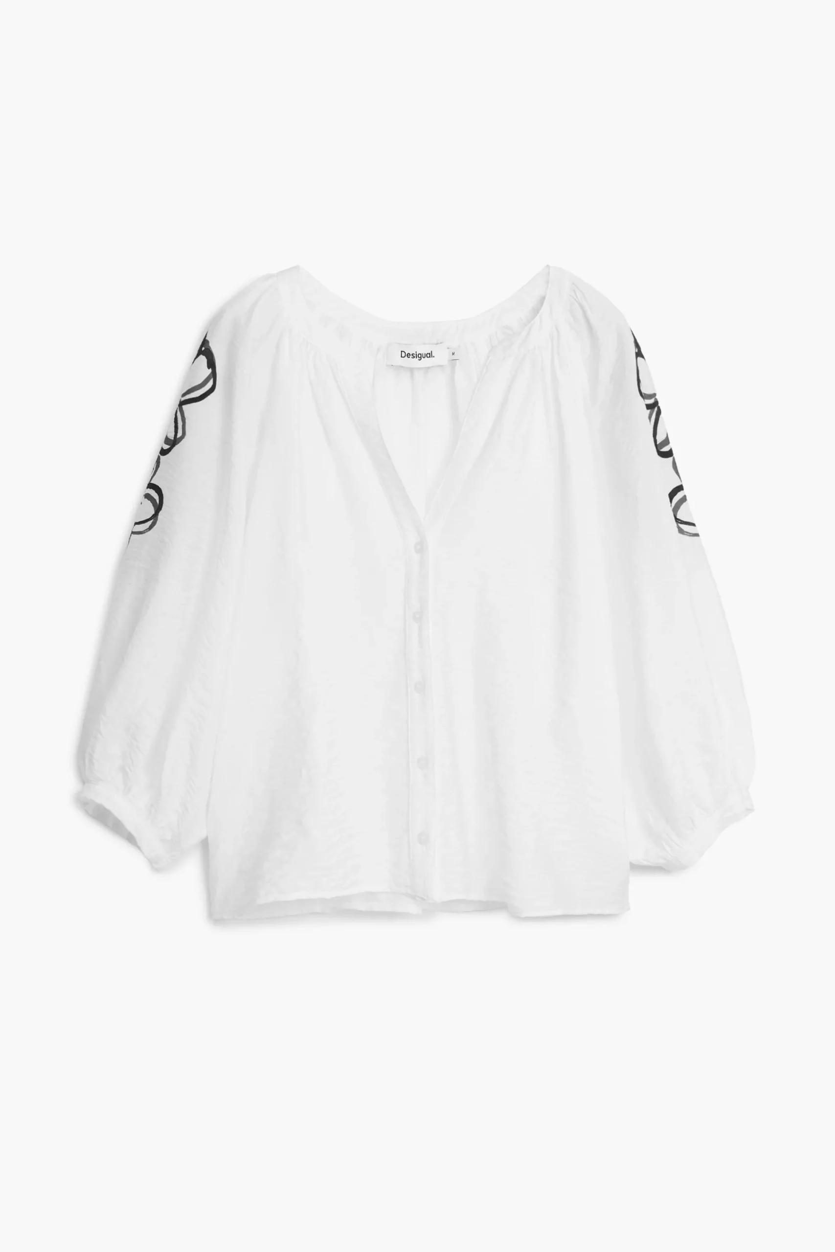 Camisas Y Blusas-Desigual Blusa flores