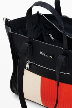 Bolsos|Bolsos Shopper-Desigual Bolsa texturas bolsillos