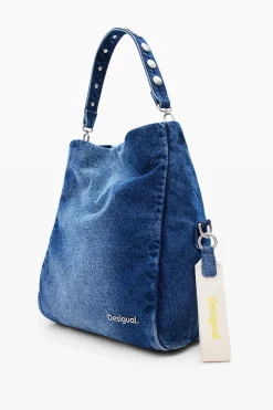 Bolsos|Bolsos De Mano-Desigual Bolso bandolera M denim