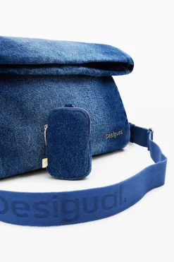 Bolsos|Bolsos De Mano-Desigual Bolso bandolera M denim
