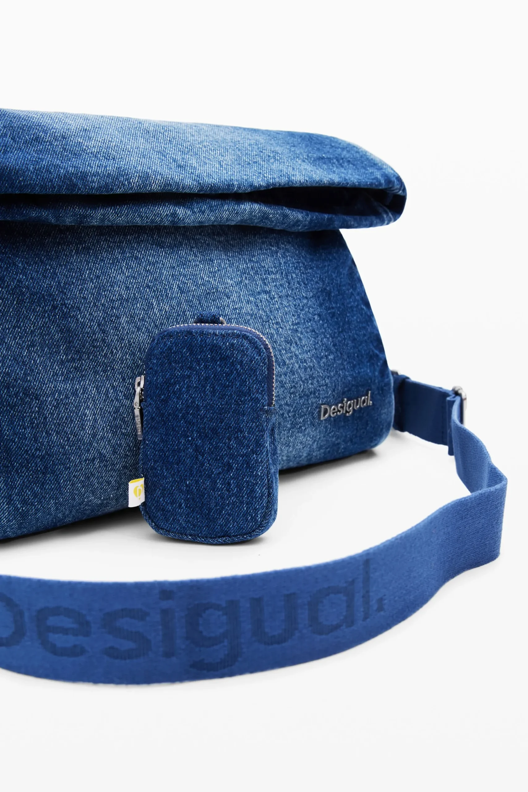 Bolsos|Bolsos De Mano-Desigual Bolso bandolera M denim
