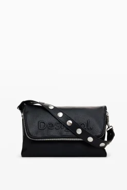 Bolsos-Desigual Bolso bandolera M Half Logo
