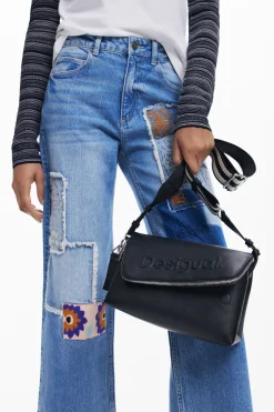 Bolsos-Desigual Bolso bandolera M Half Logo