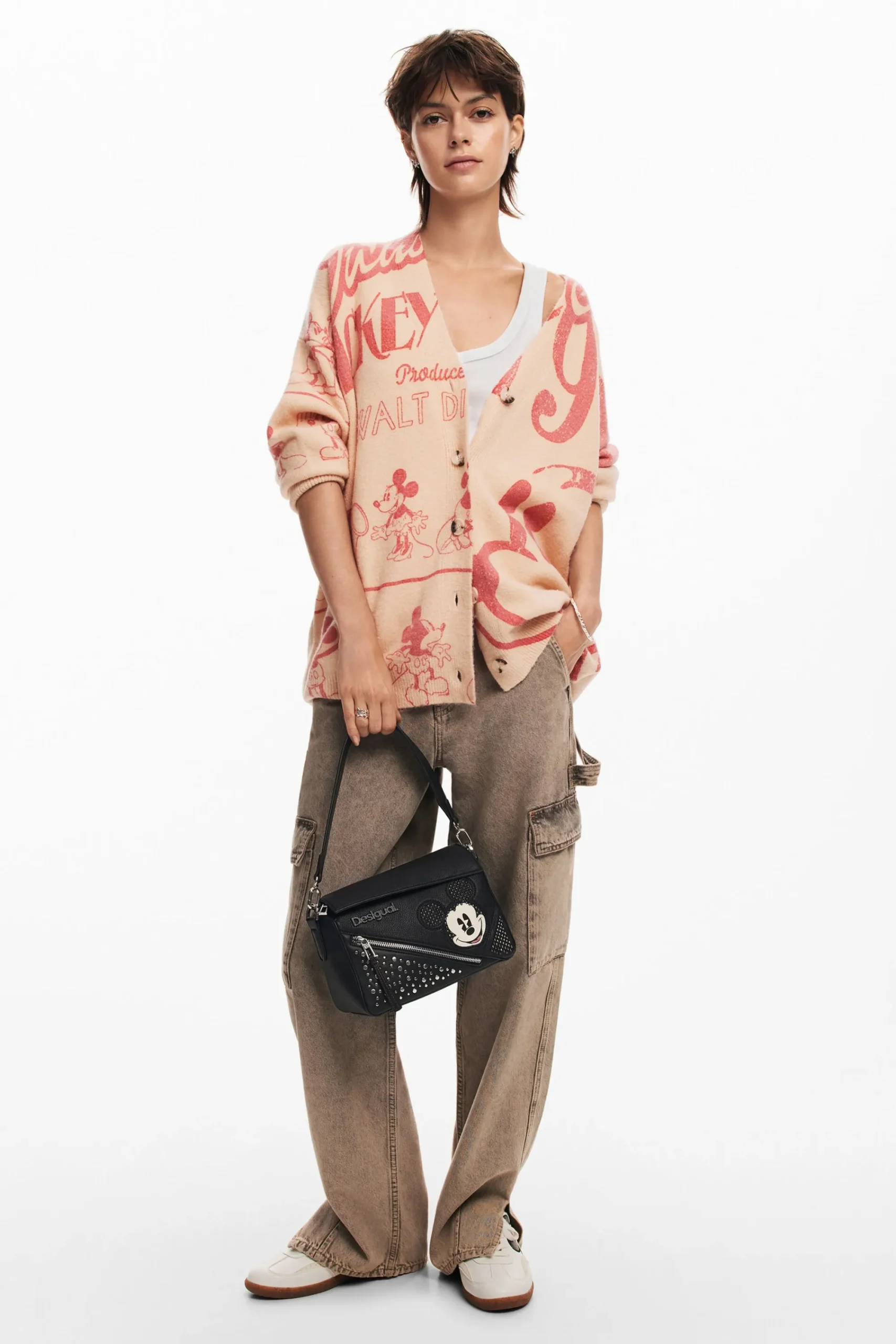 Bolsos-Desigual Bolso bandolera Mickey Mouse