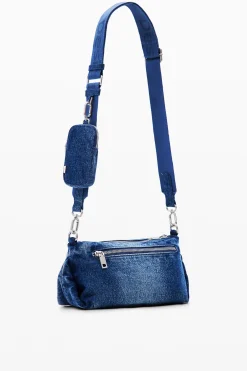 Bolsos|Bolsos Bandolera-Desigual Bolso bandolera S denim