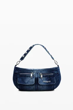 Bolsos-Desigual Bolso de hombro denim