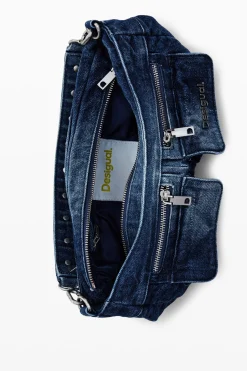 Bolsos-Desigual Bolso de hombro denim