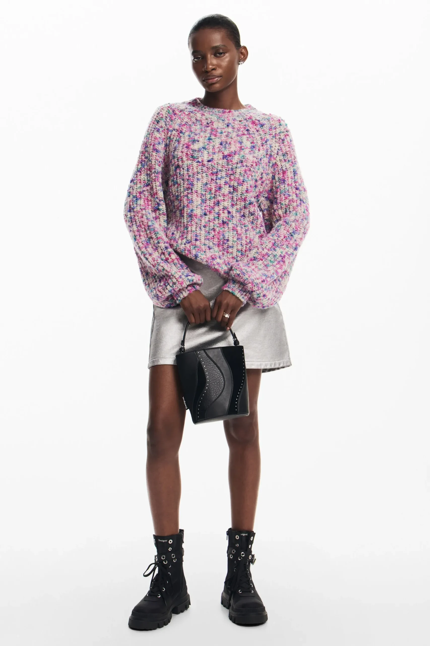 Bolsos-Desigual Bolso de hombro ondas