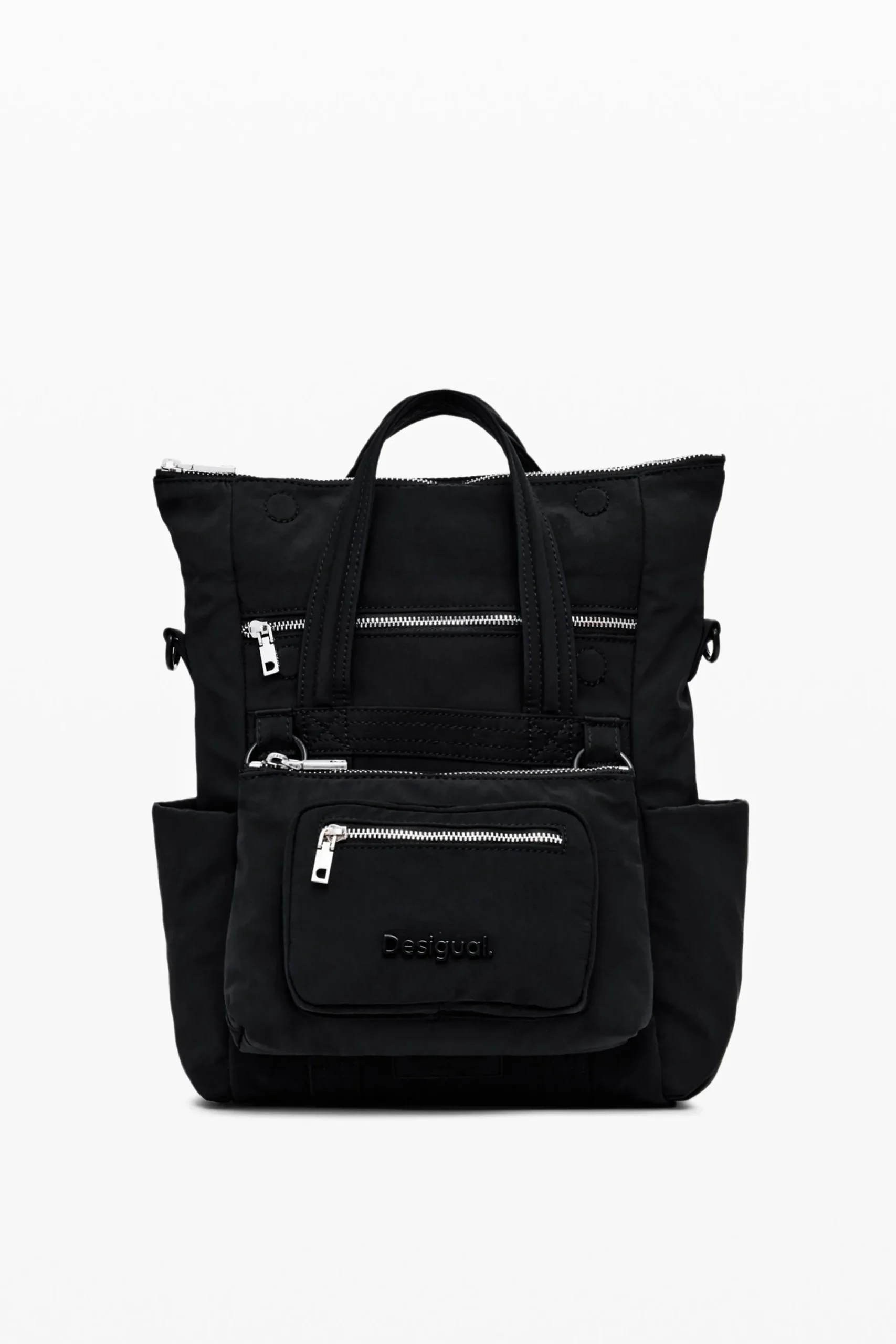 Bolsos-Desigual Bolso de mano multibolsillo nylon