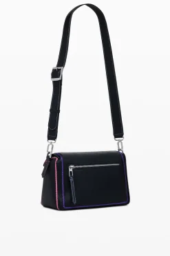 Bolsos-Desigual Bolso de mano multilineal cremallera