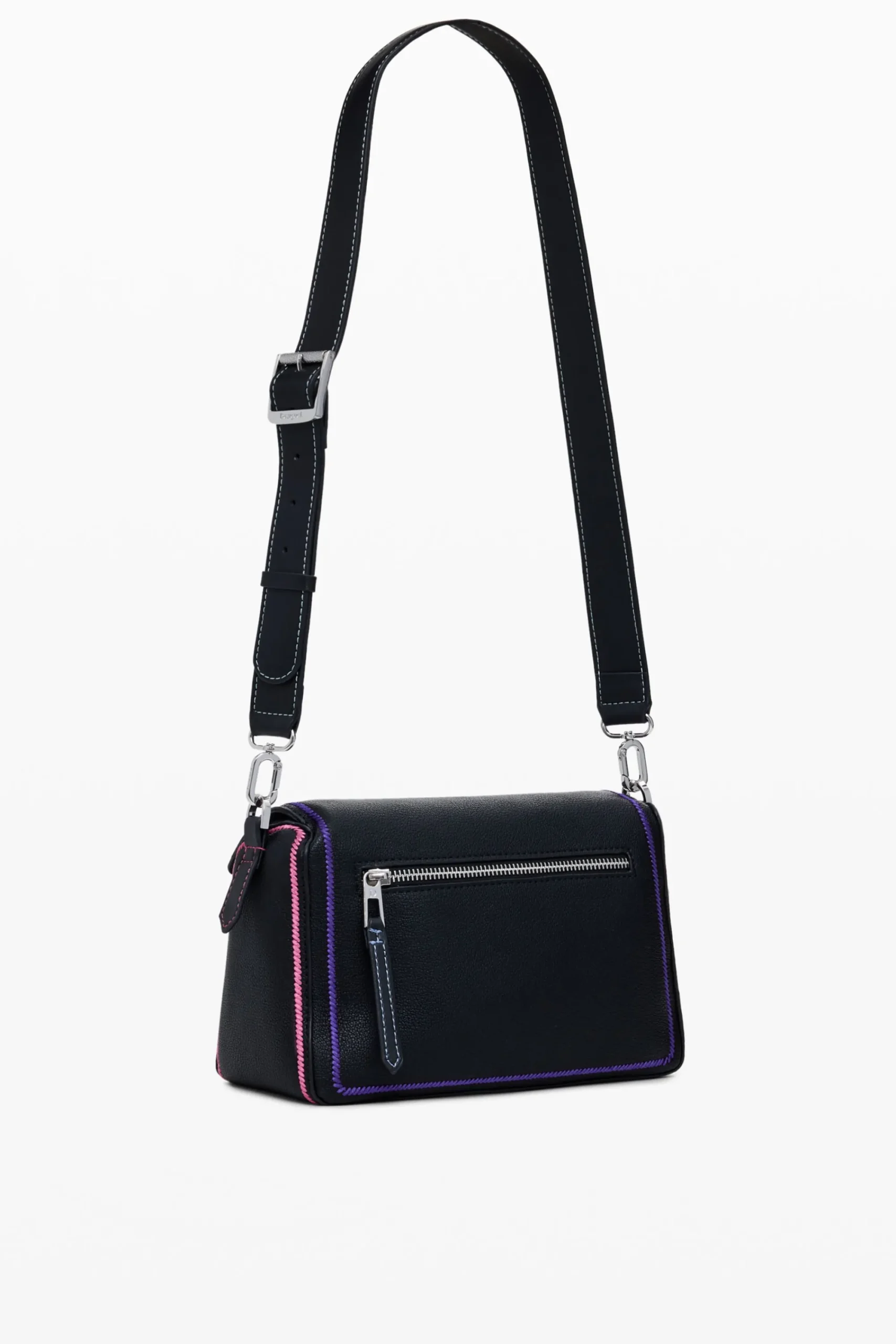 Bolsos-Desigual Bolso de mano multilineal cremallera