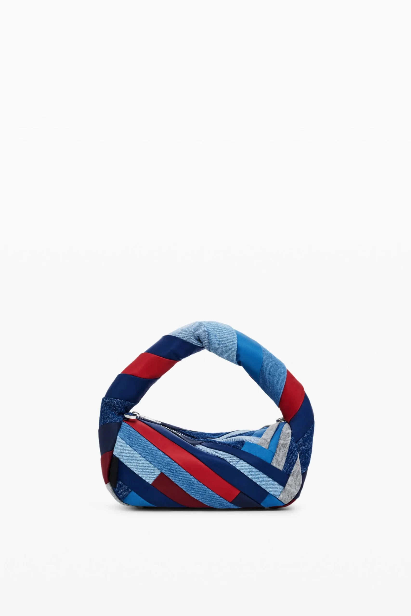 Bolsos-Desigual Bolso denim rayas