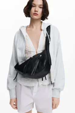 Bolsos-Desigual Bolso mediano piel cremalleras