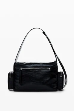 Bolsos|Bolsos De Piel-Desigual Bolso piel M bolsillos