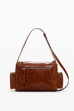 Bolsos|Bolsos De Piel-Desigual Bolso piel M bolsillos