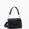 Bolsos|Bolsos De Mano-Desigual Bolso S bordado tachuelas