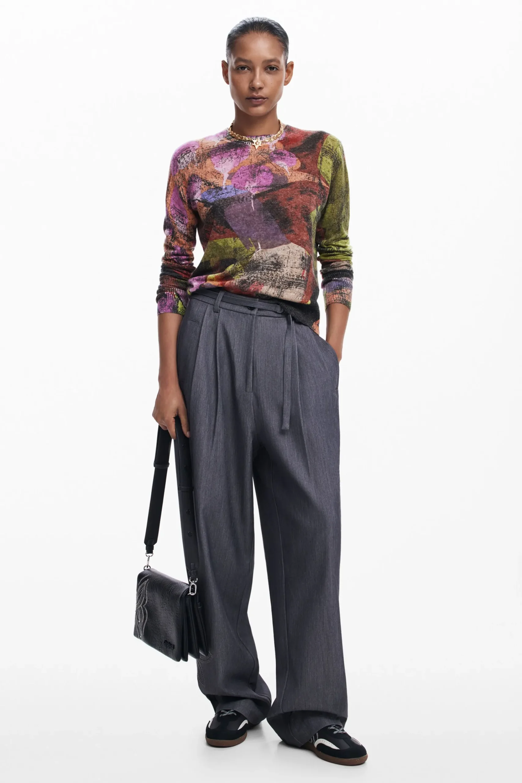 Bolsos|Bolsos Bandolera-Desigual Bolso S grabado mariposa