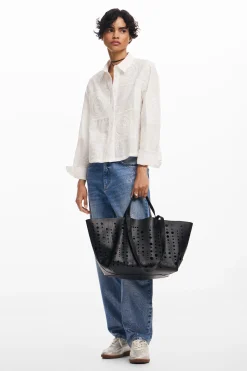 Bolsos|Bolsos Shopper-Desigual Bolso shopper círculos