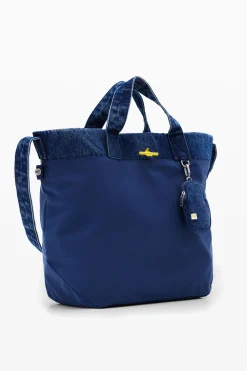 Bolsos|Bolsos Shopper-Desigual Bolso shopper L reversible denim