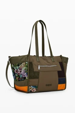 Bolsos-Desigual Bolso shopper patch