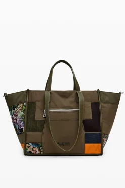 Bolsos-Desigual Bolso shopper patch