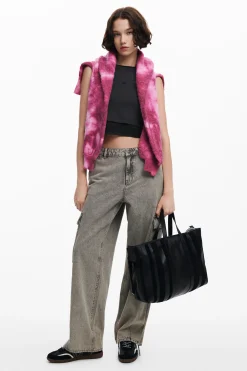 Bolsos|Bolsos De Piel-Desigual Bolso shopper piel