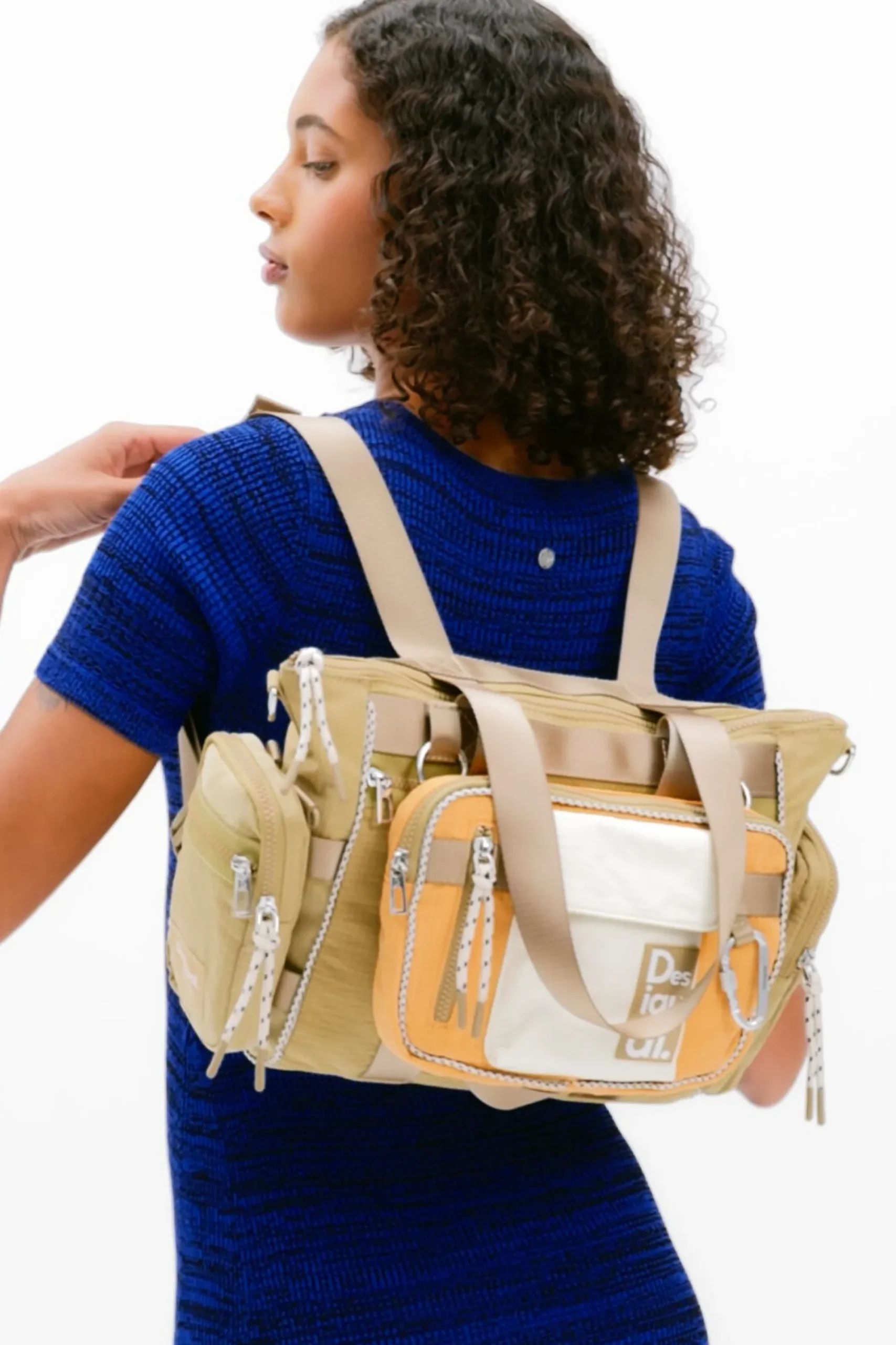Bolsos-Desigual Bolso Voyager bowling M multiposición