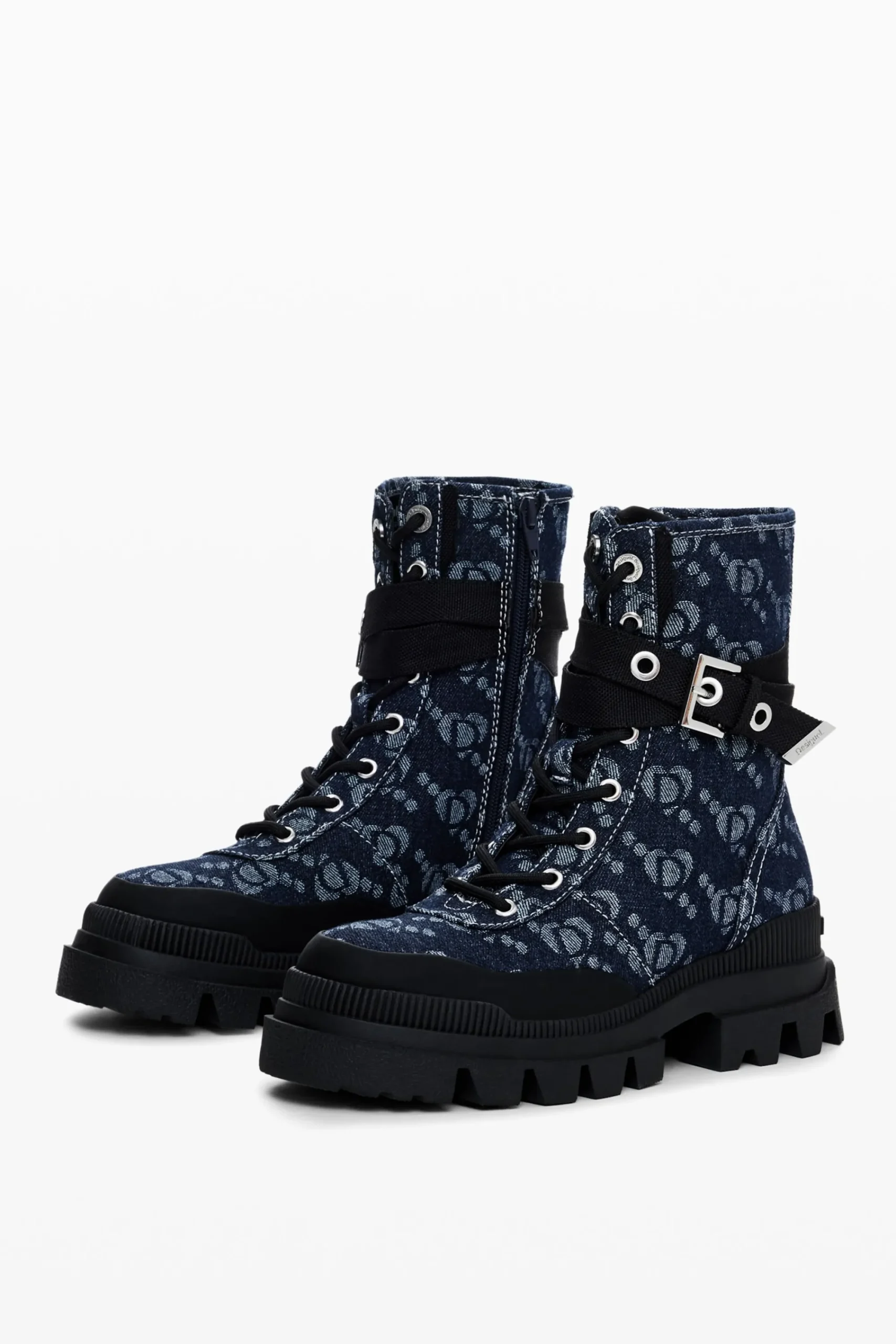Zapatos-Desigual Bota denim trucker