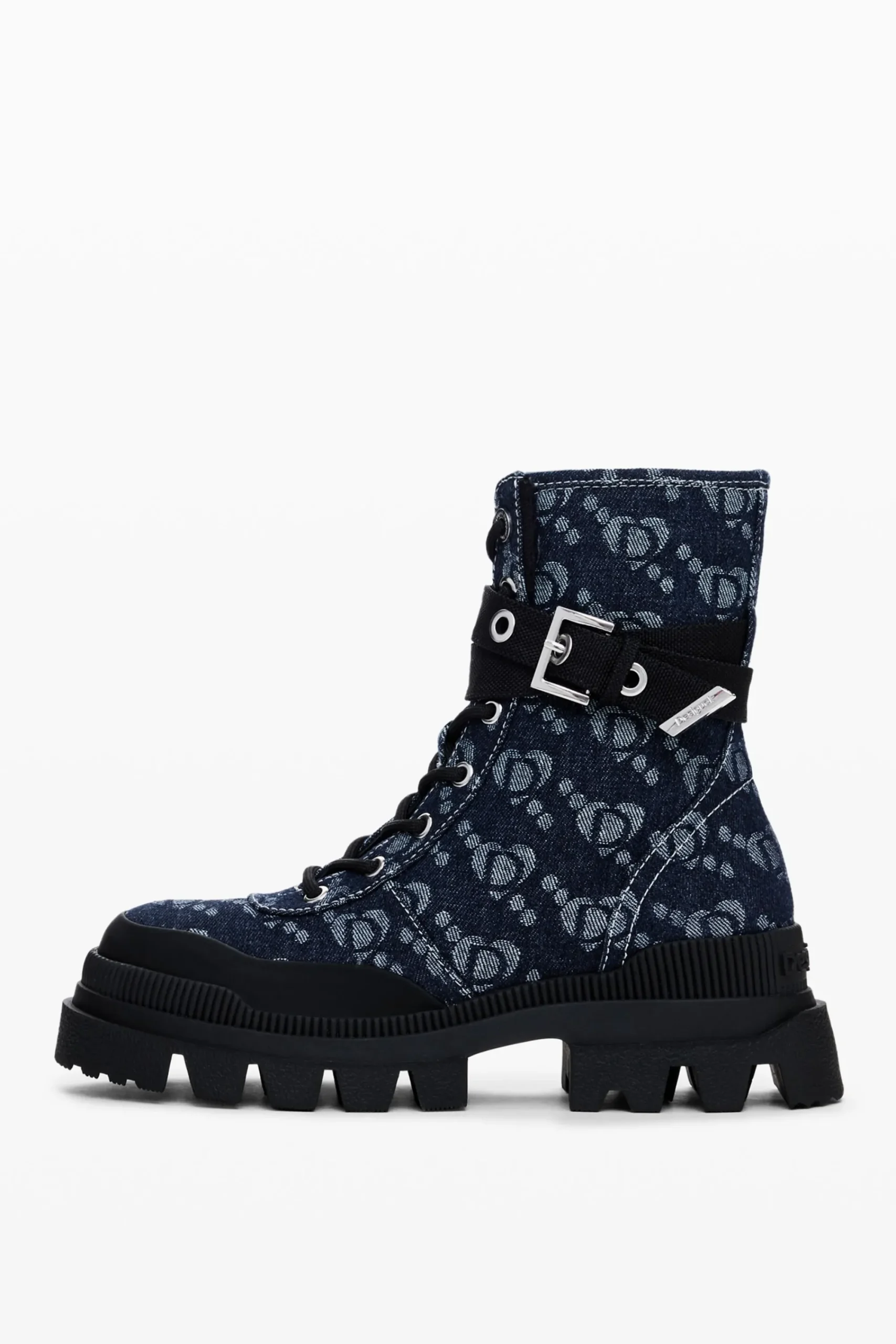 Zapatos-Desigual Bota denim trucker