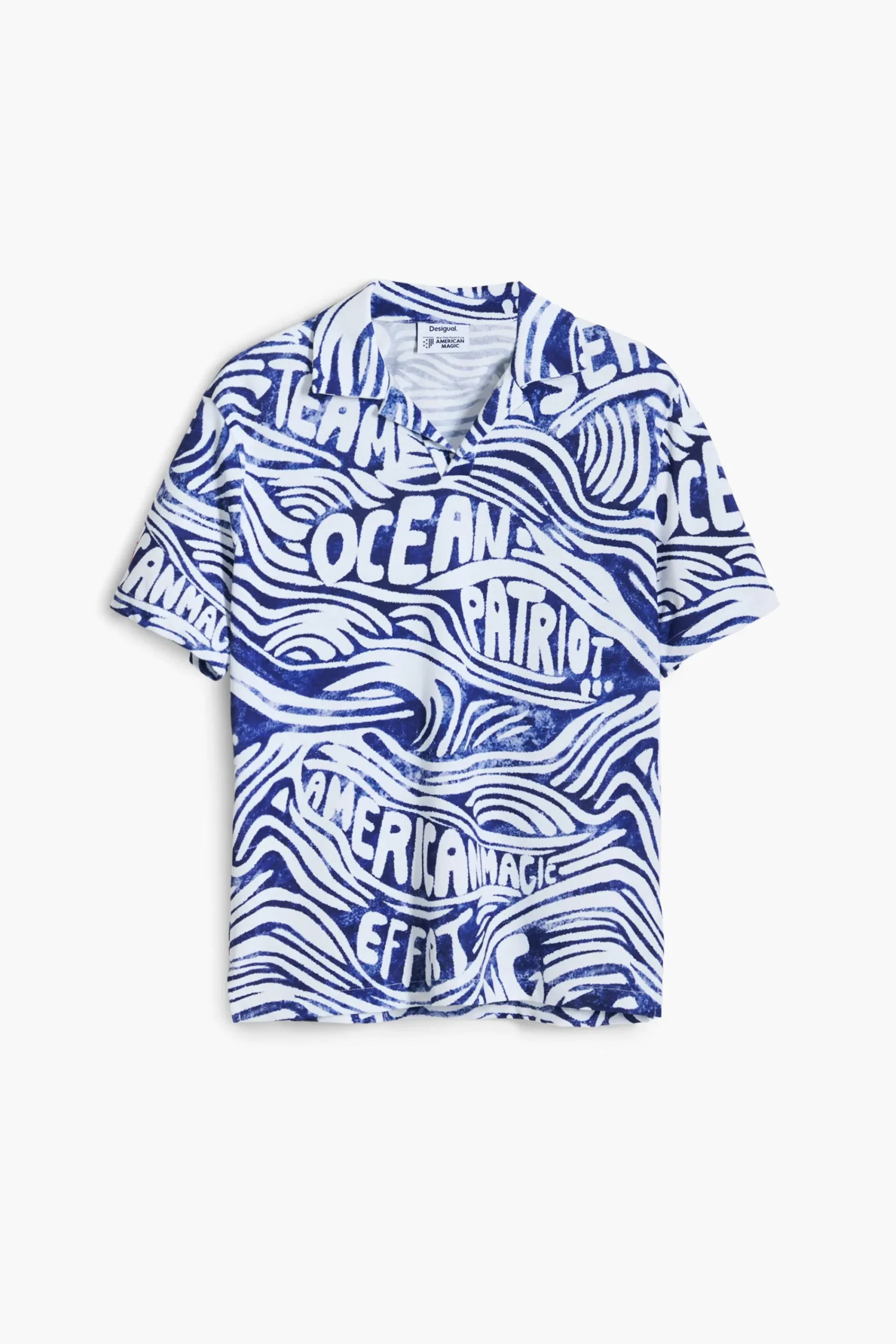 Camisetas-Desigual Camisa azul American Magic