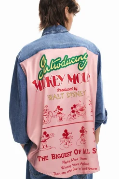 Camisas Y Blusas-Desigual Camisa denim Mickey Mouse