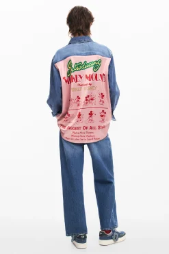 Camisas Y Blusas-Desigual Camisa denim Mickey Mouse