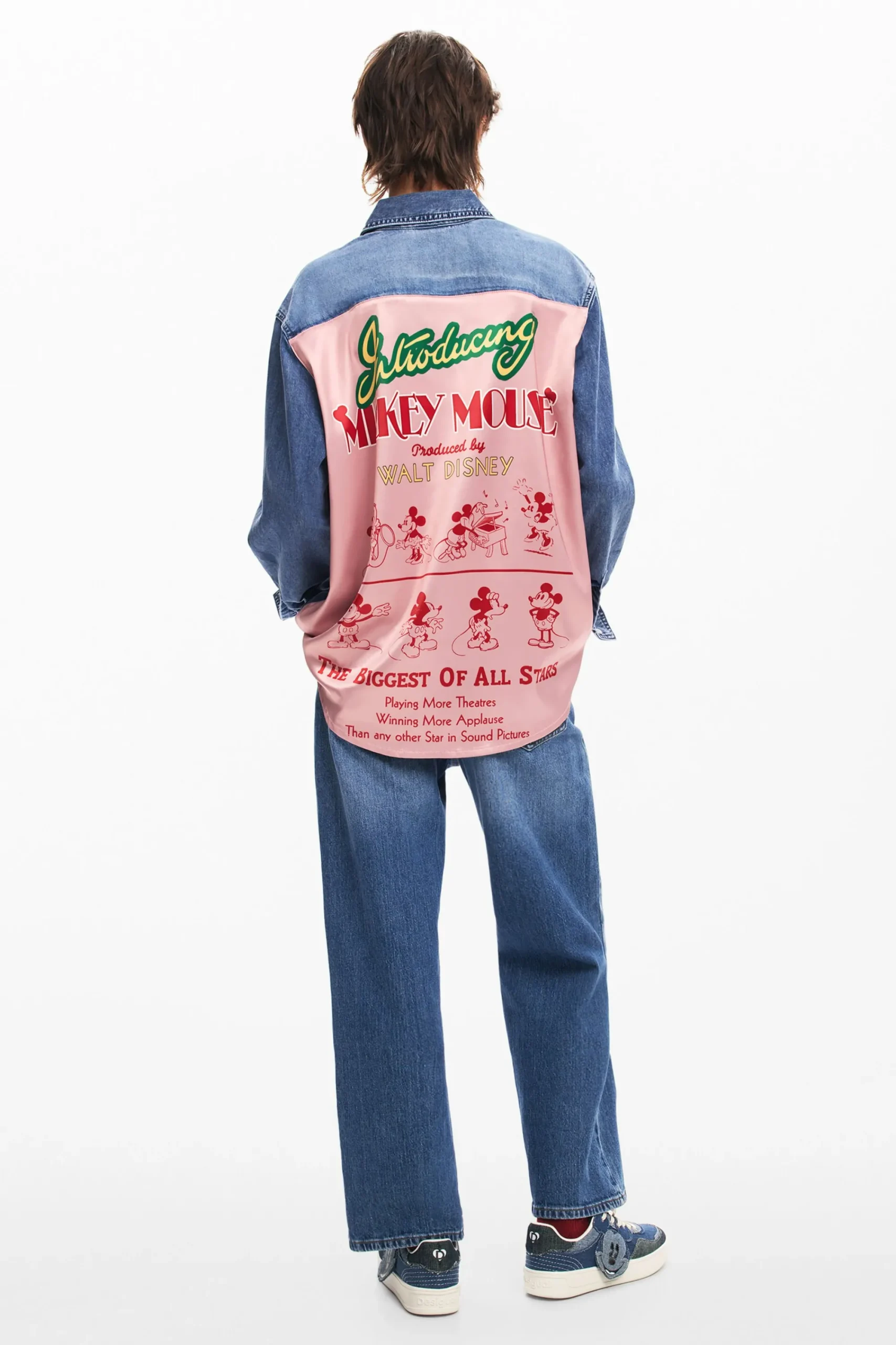 Camisas Y Blusas-Desigual Camisa denim Mickey Mouse