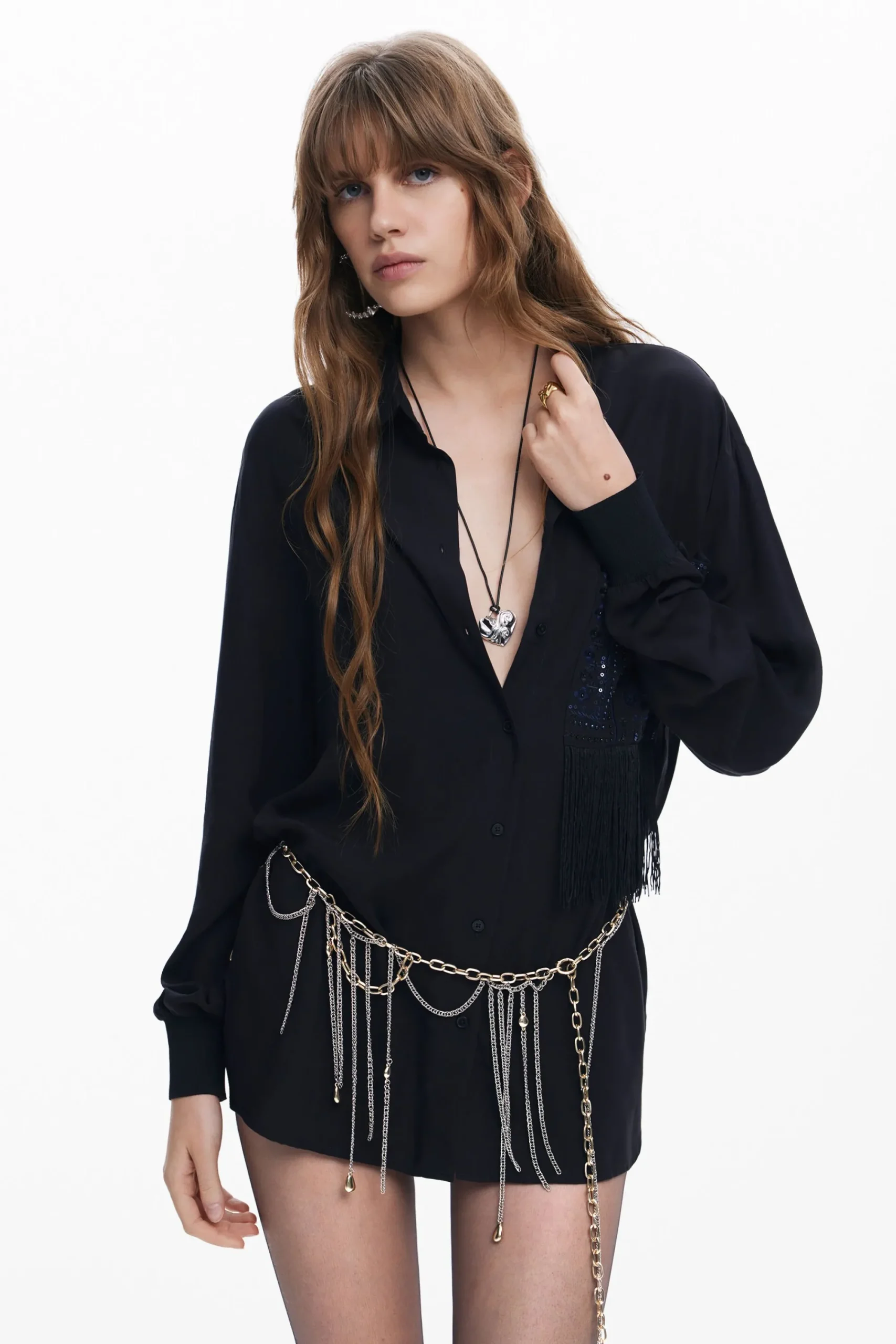 Camisas Y Blusas-Desigual Camisa detallle bolsillo