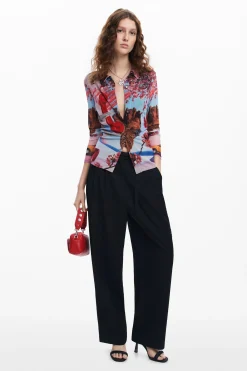 Camisas Y Blusas|Camisetas-Desigual Camisa estampada M. Christian Lacroix
