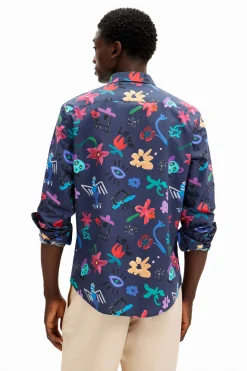 Camisetas|Camisas-Desigual Camisa estampado floral
