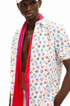 Camisetas|Camisas-Desigual Camisa estampado floral