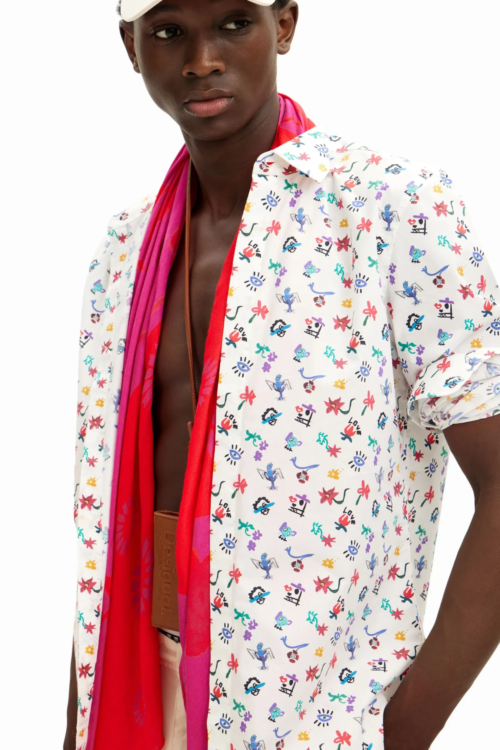 Camisetas|Camisas-Desigual Camisa estampado floral