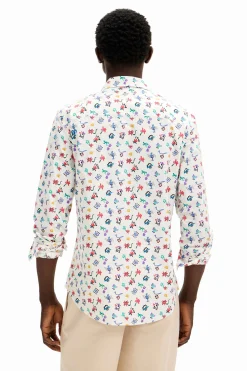 Camisetas|Camisas-Desigual Camisa estampado floral