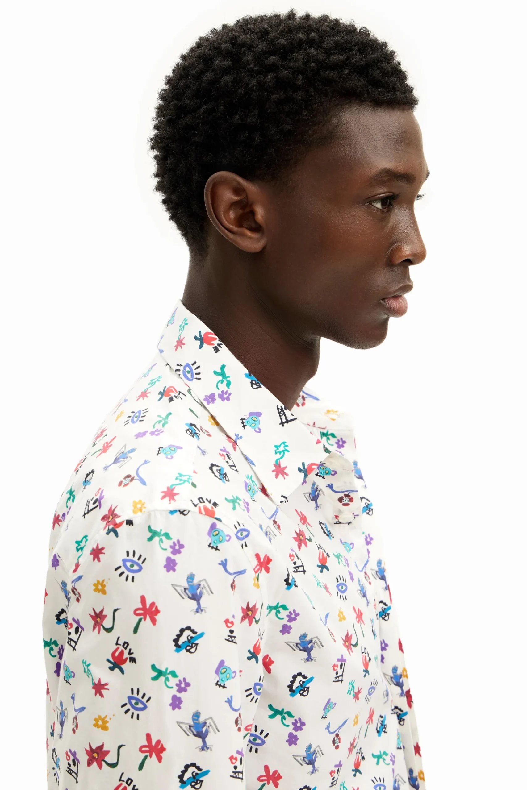 Camisetas|Camisas-Desigual Camisa estampado floral