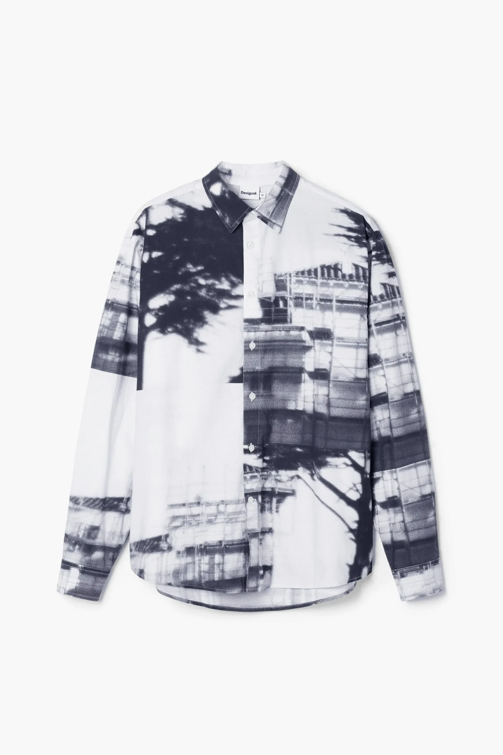 Camisetas|Camisas-Desigual Camisa estampado urbano